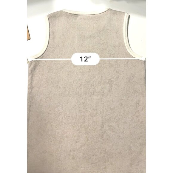 Easy-Peasy Recycled Polyester‎ Kids Loop Terry Tank Top Sailboat Design Size 4T - Picture 6 of 10